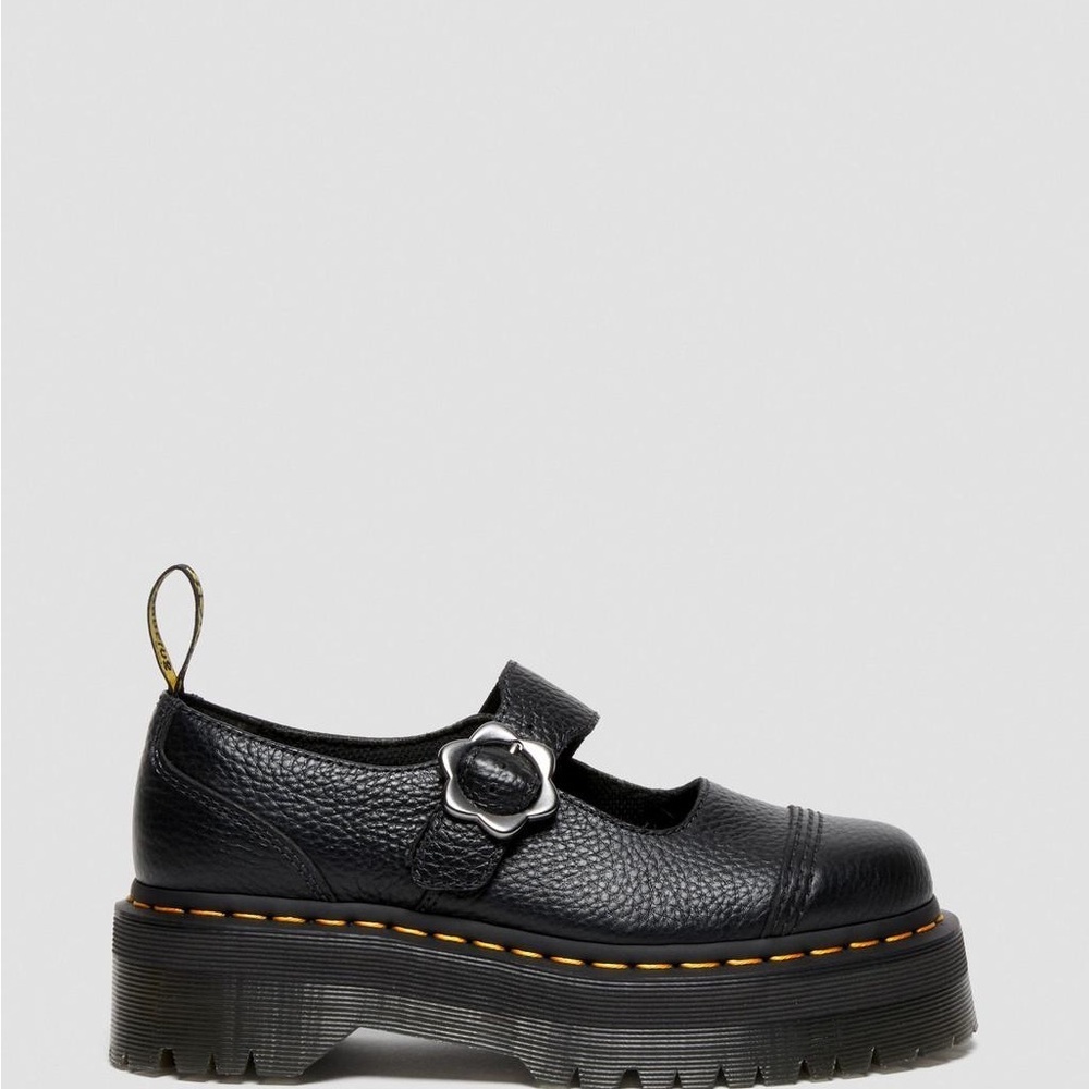 Dr. Martens Black Platform Mary Jane Shoes - Picture 6 of 11